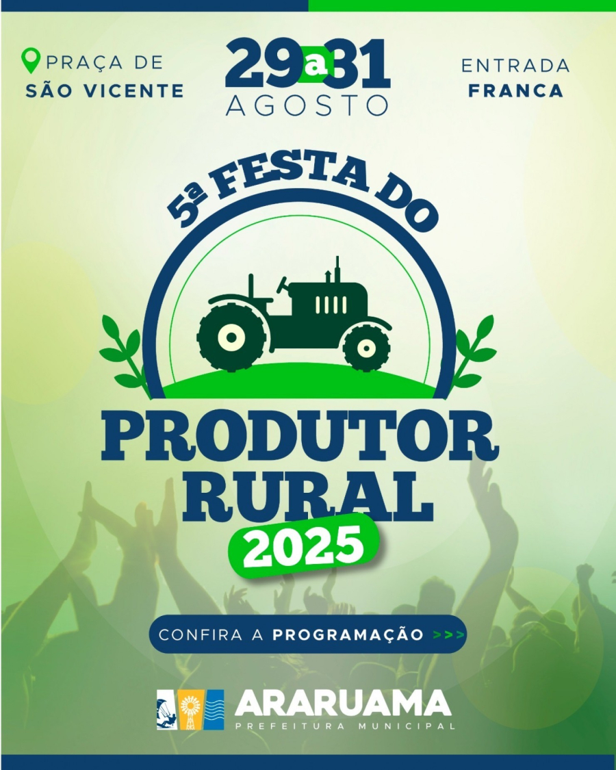 Araruama celebra sua tradição com a 5ª Festa do Produtor Rural