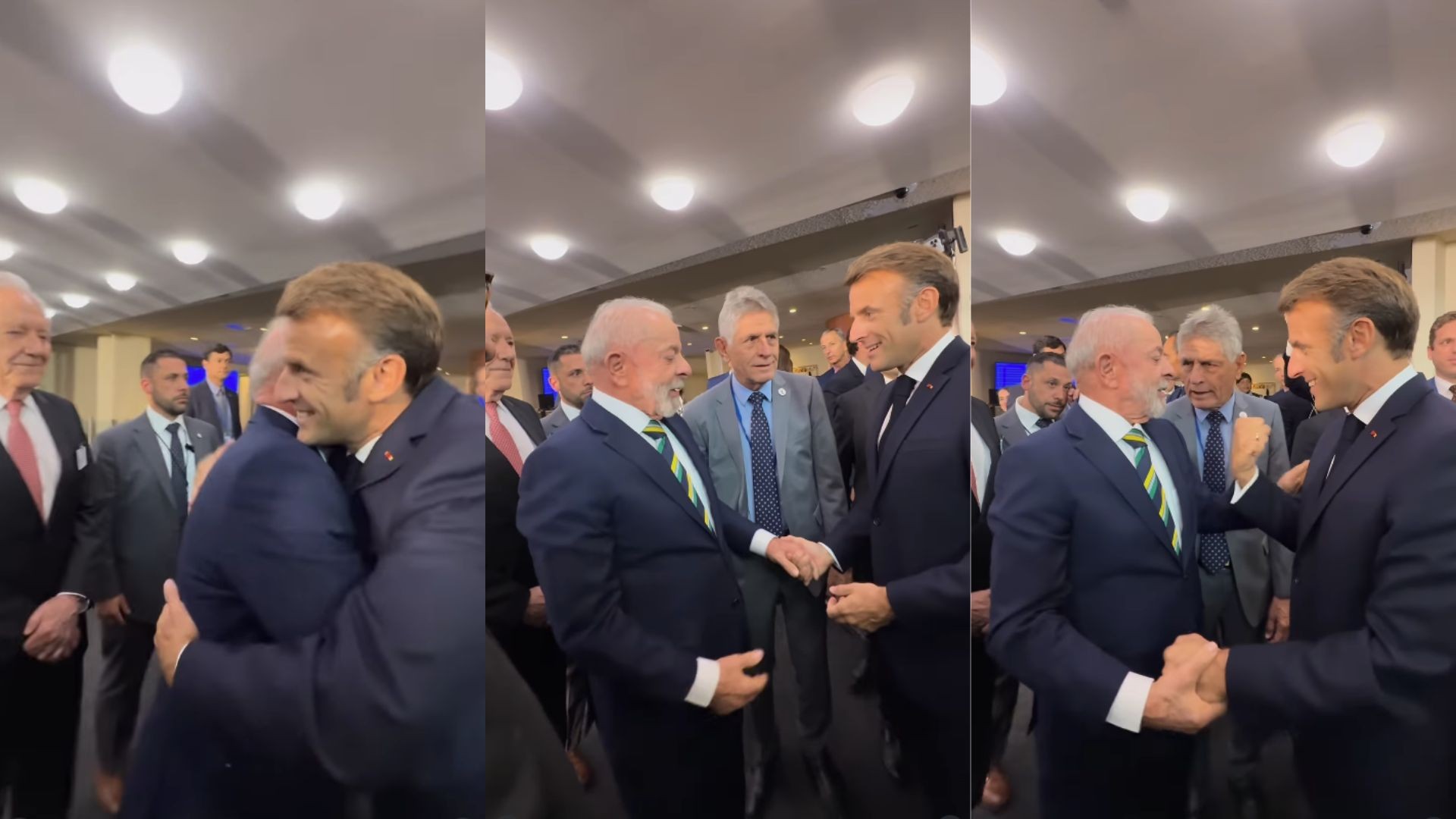 Macron elogia Lula por discurso na ONU: 'Guerreiro'
